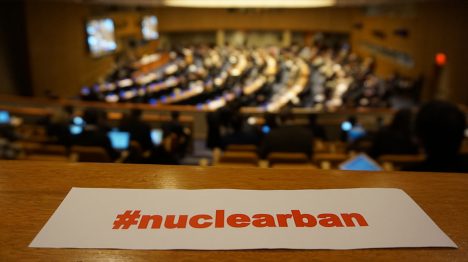 2017 – A ban on nuclear weapons is negotiated